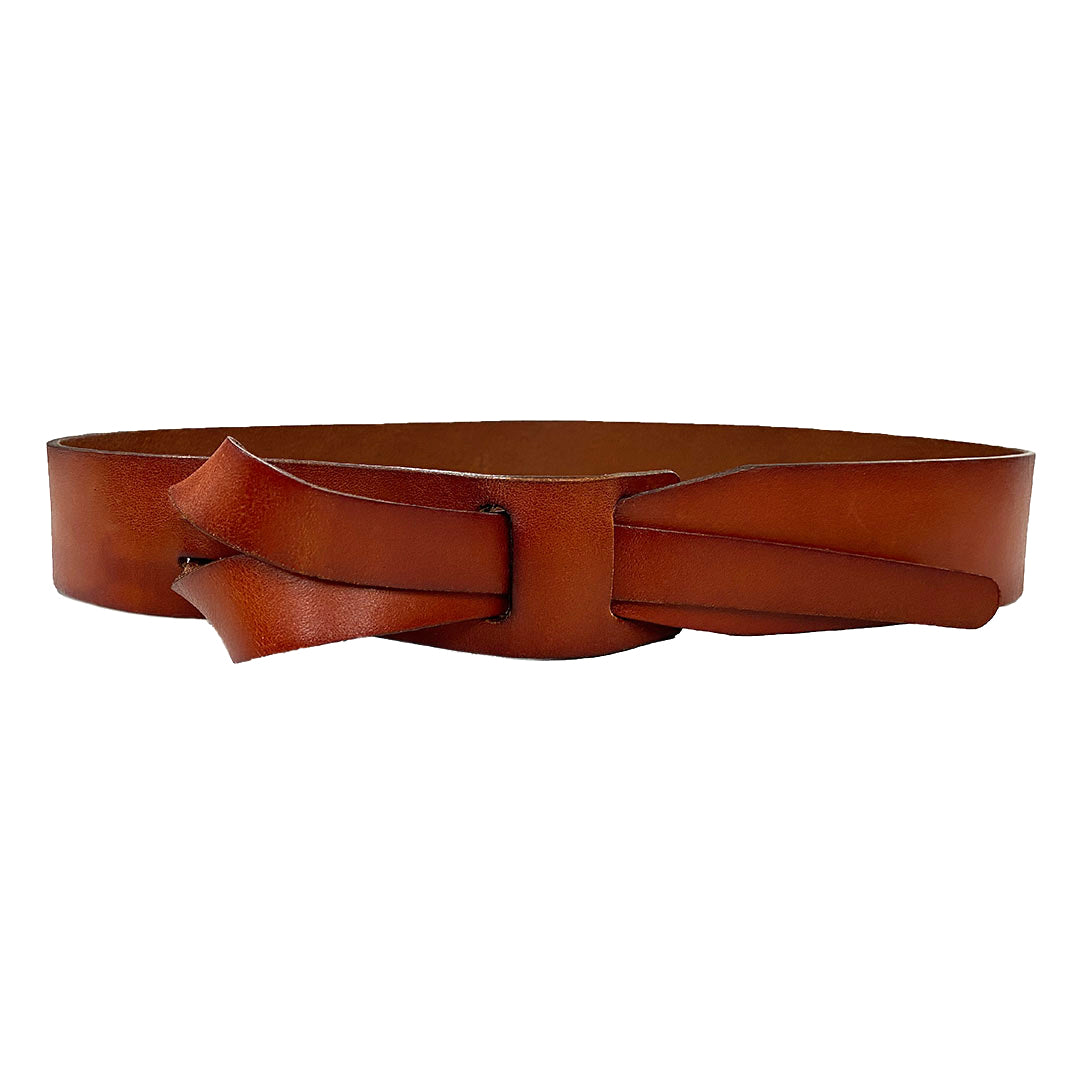 Leather knot belt best sale