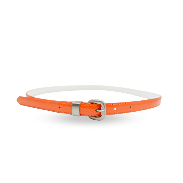 Women's Leather Belts| BeltNBags. Orange