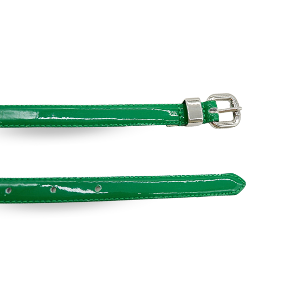 Green skinny clearance belt