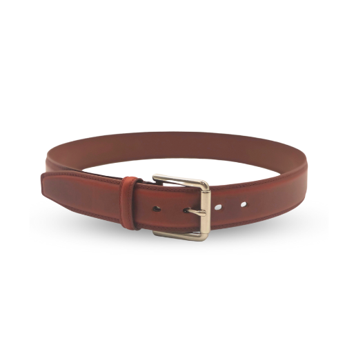 CHARLIE Men s Tan Genuine Leather Belt BeltNBags