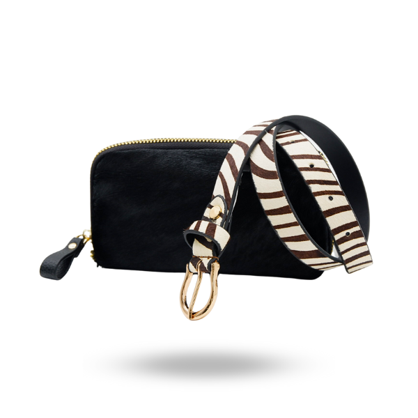 CHARLEY Women s Zebra Print Genuine Leather Belt BeltNBags