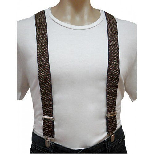 Mens Trouser Braces/Suspenders - Navy