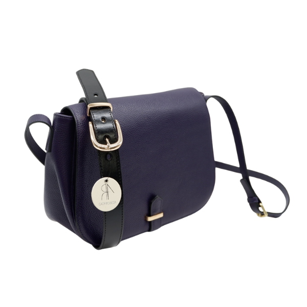 Purple leather handbags online for sale