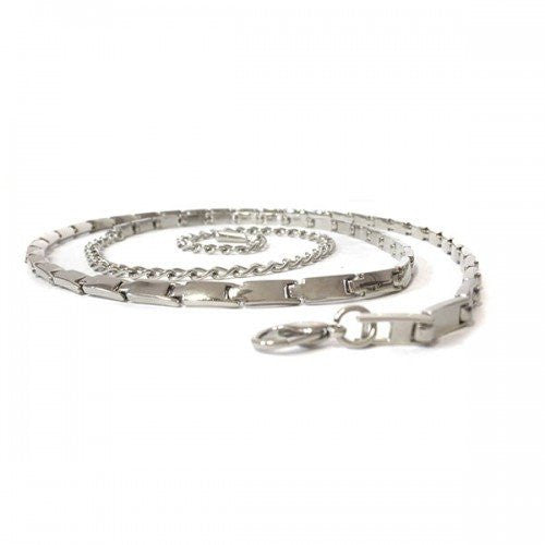 Womens silver hot sale chain belts